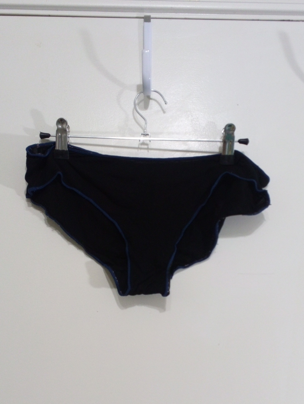 Honeydew Intimates Black Bikini Briefs with Blue Trim